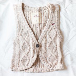 Hollister Wool Cropped Vest